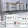 OTTO home BOLSENA 200 x 71,2 x 35 cm Weiß / Eiche Wotan