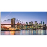 Artland Wandbild »Skyline New York City«, New York, (1 St.), blau