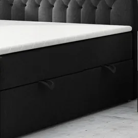 m-punkt Oxford 180 x 200 cm Schwarz