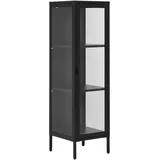 House Nordic Vitrine Brisbane 40 x 35 x 140 cm Schwarz