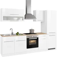 kochstation Küchenzeile KS-Eton 270 cm weiß