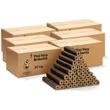 Holzbriketts PiniKay Hartholzbriketts - Kaminbriketts Briketts Kamin Ofen Grill - 6 kg
