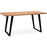 FineBuy Esszimmertisch 160 x 76 cm braun