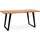 FineBuy Esszimmertisch 160 x 76 cm braun