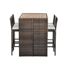 Teamson Home Rattan Set 5-tlg. Beige