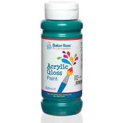 Grüne Acrylfarbe 500ml (Dunkelgrün) Farben