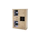 U N O Sports Highboard Marian ¦ holzfarben ¦ Maße (cm): B: 110 H: 146 T: 45.0