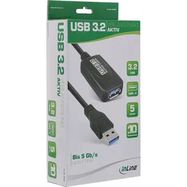 InLine USB-A auf USB-A 5 m Schwarz