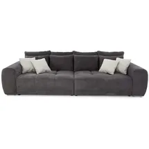 luma-home schönes für dein zuhause luma-home Big-Sofa, Anthrazit Textil, 4-Sitzer, einzeln stellbar,Rechteckig, 306x86x134 cm Wohnzimmer, Sofas / Couches, Sofas, Bigsofas