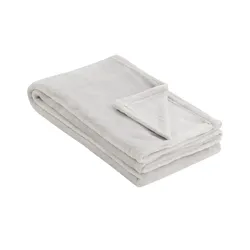 SCHÖNER WOHNEN Kollektion Wohnplaid  Smooth , grau , Synthetik , Maße (cm): B: 140