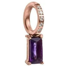 Purelei Geburtsstein Februar Amethyst Roségold
