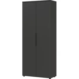 Germania Mailand Aktenschrank 81 x 40 x 197 cm grau