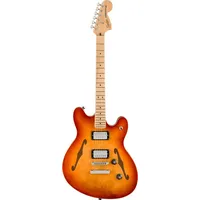 Squier E-Gitarre, Fender Squier Affinity Starcaster Sienna Sunburst