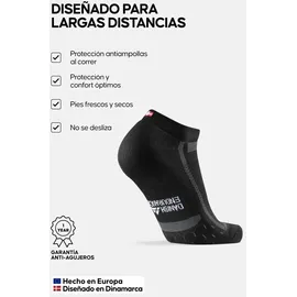 Danish Endurance Long Distance Sportsocken 3-Paar Blau/Grau/Grün/Schwarz 39-42
