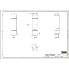 Buderus Reflex SlimLine SL 320 bar 320 l Grau