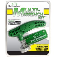 Soft Spikes Unisex-Adult Softspikes Multi Wrench Kit + Cleat Ripper, Green, ONE
