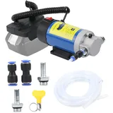 Kabellose Dieselpumpe kompatibel mit Makita 18V Akku, 100W Tragbare Motorölabsaugpumpe mit 2 Schläuchen für Traktor, Wohnwagen, Boot, LKW (ohne Batterie)