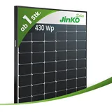 Solarmodul Photovoltaik Bifazial 430W Jinko54HL4R-BDV Solarpanel PVModul schwarz