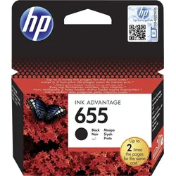 Original HP Tinte Patrone 655 schwarz für DeskJet Ink Advantage 3525 4615 552...