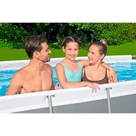 BESTWAY Power Steel Frame Pool  Set 404 x 201 x 100 cm inkl. Filterpumpe