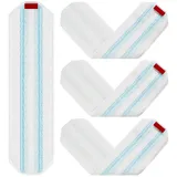 yangyuqi Stück für Vileda H2PrO Bodenwischer Ersatzbezug, Mikrofaser Wischmopp Bezug für alle Hartböden, Maschinenwaschbar (Neu, Verbessert)