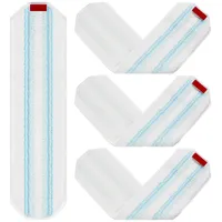 yangyuqi Stück für Vileda H2PrO Bodenwischer Ersatzbezug, Mikrofaser Wischmopp Bezug für alle Hartböden, Maschinenwaschbar (Neu, Verbessert)