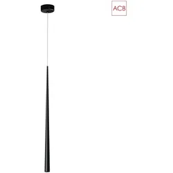 ACB LED Pendelleuchte BENDIS 3562, Aufbau-Version, 5W 3000K 600lm, schwarz ACB-C356220N