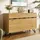 stilvora Sideboard 140 x 75,5 x 40 cm Schwarz