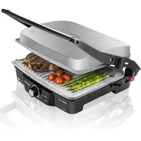Cecotec Rock ́n Grill 2000 .Elektrogrill, RockStone Antihaftbeschichtung, 180o