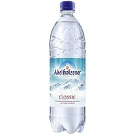 Adelholzener classic naturliches mineralwasser, NATRIUMARM mit kohlensaure, Alkoholfrei, 6er Pack, EINWEG (6 x 1 l)