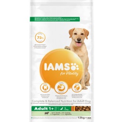 Iams for Vitality Adult Lamm Große Rassen Hundefutter 2 x 12 kg
