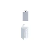 Möbel Kraft Lumia Badkombination 40 x 129 cm Weiß