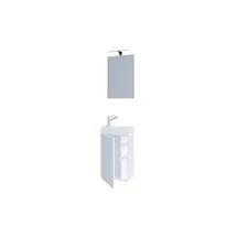 Möbel Kraft Lumia Badkombination 40 x 129 cm Weiß