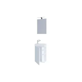 Möbel Kraft Lumia Badkombination 40 x 129 cm Weiß