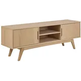 VCM Marte TV-Lowboard 160 x 40 x 55 cm Weiß Spanplatte