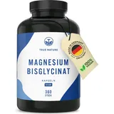 True Nature True Nature® Magnesium Kapseln - Bisglycinat (Magnesium Glycinat) 360 St