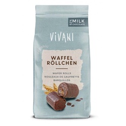 Vivani Waffel Röllchen Vollmilch bio