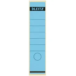 10 LEITZ Ordneretiketten 1640 blau für 8,0 cm Rückenbreite