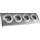 ChiliTec Steckdosenblock 4-fach Silber