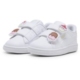 Puma Baby-Mädchen Smash 3.0 Badges V Inf Tennisschuh, White-Green Illusion, 26 EU - 26 EU