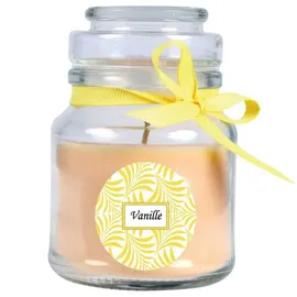 HS Candle Duftkerze Vanille 120 g gelb
