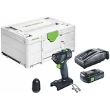 Festool TXS 18-Basic Akku Bohrschrauber 18 V 40 Nm Brushless + 1x Akku 3,0 Ah + Ladegerät + Systainer
