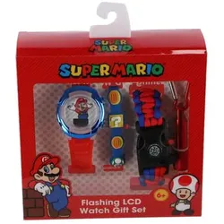 Otto Simon Accutime Super Mario LCD Uhr Geschenkset
