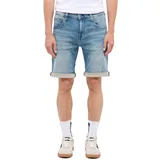 Mustang Chicago Shorts aus Stretch Denim in Hellblau-W29
