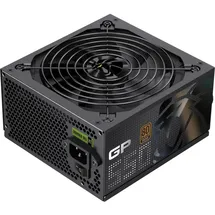 gamemax GP 550B 550W, Nicht-modular, 80 Plus Bronze, 140mm HDB Lüfter, Flache Schwarze Kabel, 9 Schutzfunktionen, 3 Jahre Garantie, Schwarz