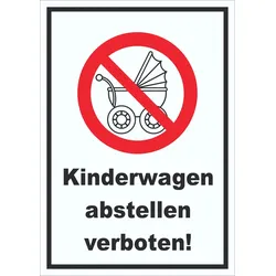 Kinderwagen abstellen verboten A3 (297x420mm)