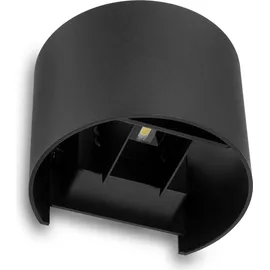 Lumiled Außenleuchte Aluminium 10,0 cm 2x 3 W schwarz