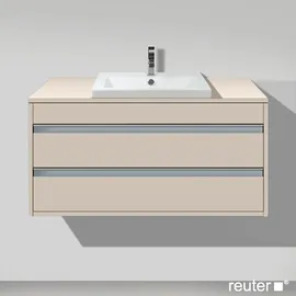 Duravit Ketho 100x55cm, Tau, f Einbauwaschtisch mitt., 2 Schubk.