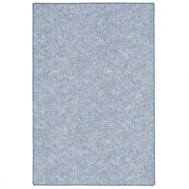Snapstyle Schlingenteppich Memory Meliert Blau, 80x160cm