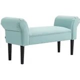 Homcom Gepolsterte, Grün, Kunststoff, 36x51x102 cm Esszimmer, Bänke, Sitzbänke